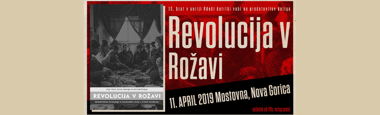 Rdeči četrtek: Predstavitev knjige Revolucija v Rožavi